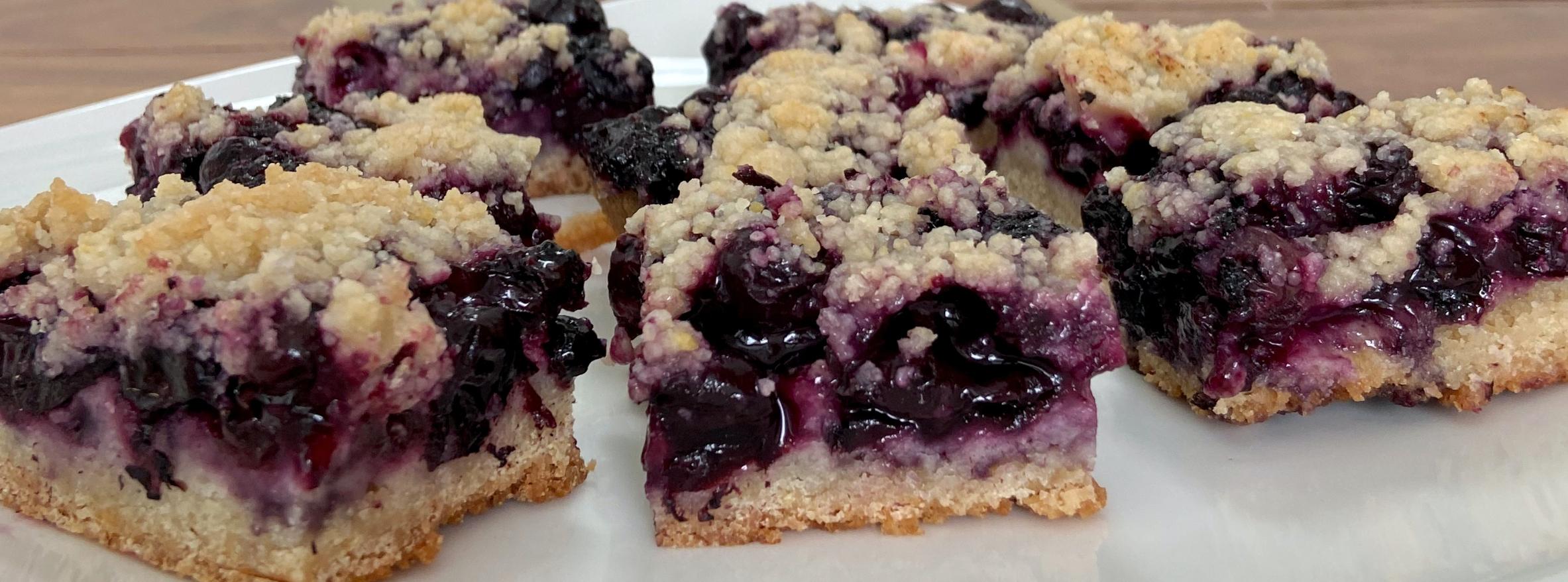 Blueberry Crumble Bar Recipe